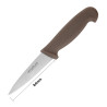 Couteau D'Office Marron Lame 9 Cm - Hygiplas - Fourniresto