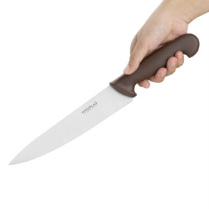 Kochmesser Braun Klinge 21,5 cm - Hygiplas - Fourniresto