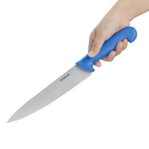 Blue Chef's Knife Blade 21.5 cm - Hygiplas - Fourniresto