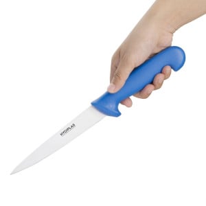 Messer mit blauer Filetierklinge 15 cm - Hygiplas - Fourniresto