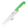 Couteau De Cuisinier Vert Lame 21,5 Cm - Hygiplas - Fourniresto