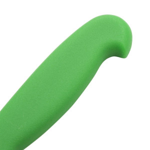 Couteau À Légumes Vert Lame Dentée 10 Cm - Hygiplas - Fourniresto