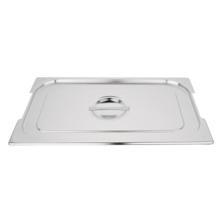 Stainless Steel Lid Gn 1/1 For Tray With Handles - Vogue - Fourniresto