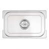 Stainless Steel Lid Gn 1/1 For Tray With Handles - Vogue - Fourniresto