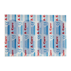 Standaard blauwe pleisters - 70 x 25 mm - Pak van 100 - FourniResto - Fourniresto