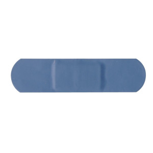 Standaard blauwe pleisters - 70 x 25 mm - Pak van 100 - FourniResto - Fourniresto