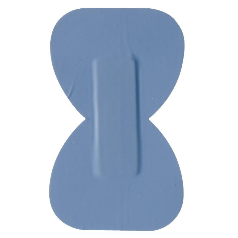 Pansements Bout Des Doigts Bleus Standards 75 X 45 Mm - Lot De 50 - FourniResto - Fourniresto