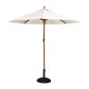 Parasol Cream Round Ø 2.5 M - Bolero - Fourniresto