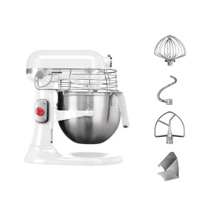 Professionele Witte Mixer 6,9 L - KitchenAid - Fourniresto