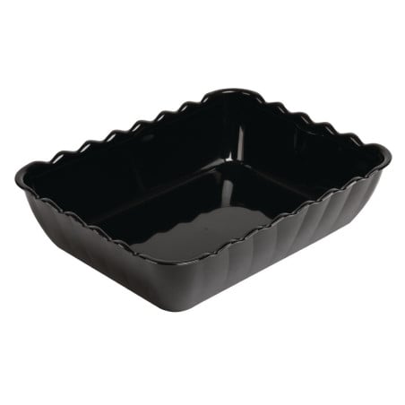 Schwarze Schüsseln aus SAN 4,25 L 335 x 255 mm - Olympia KRISTALLON - Fourniresto