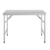 Opklapbare RVS tafel 1200 mm - Vogue - Fourniresto