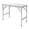 Opklapbare RVS tafel 1200 mm - Vogue - Fourniresto