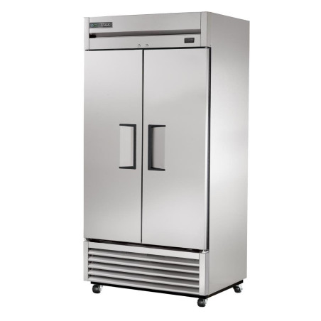 Kühlschrank mit positiver Kühlung aus Edelstahl und Aluminium, 2 Türen, 991 l - TRUE - Fourniresto