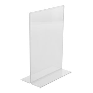 Vertical Acrylic A5 Menu Holder - Olympia - Fourniresto