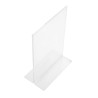 Vertical Acrylic A5 Menu Holder - Olympia - Fourniresto