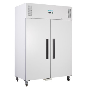 Kühlschrank mit positiver Kühlung, weiß, GN 2/1, Doppeltür, 1200 L - Polar - Fourniresto