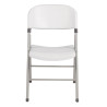 Folding Chairs White And Grey - Set Of 2 - Bolero - Fourniresto