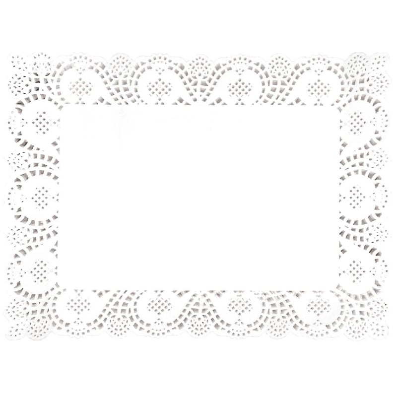 Rectangular Paper Doily 300 x 400 mm - Pack of 250 - Fiesta - Fourniresto