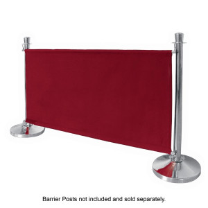 Barriere aus rotem Stoff und Befestigungen - Bolero - Fourniresto