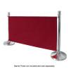 Red Canvas Barrier and Fixings - Bolero - Fourniresto