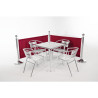 Barriere aus rotem Stoff und Befestigungen - Bolero - Fourniresto