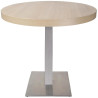 Square Stainless Steel Table Leg 720 x 430 mm - Bolero - Fourniresto