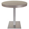 Square Stainless Steel Table Leg 720 x 430 mm - Bolero - Fourniresto