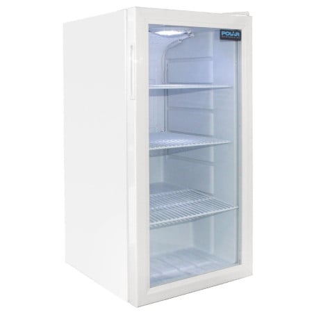 Vitrine Réfrigérée de Comptoir Blanche 1 Porte 88 L - Polar - Fourniresto