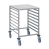 Sliding Shelf Trolley with GN 2/1 Tray Tournus 8 Levels - Tournus - Fourniresto