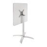 Square Table with Tilting Stainless Steel Top - 600 x 600 mm - Bolero - Fourniresto