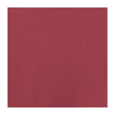 Tafel servetten van papier Bordeaux 2-laags 300 x 300 mm - Set van 1500 - FourniResto - Fourniresto