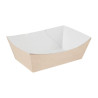 Petite Barquette Alimentaire en Kraft Compostable 87 x 124 mm - Lot de 500 - Colpac - Fourniresto