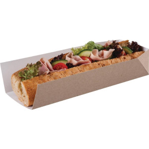 Recycleerbare Sandwichverpakking 80 x 250 mm - Set van 500 - Colpac - Fourniresto