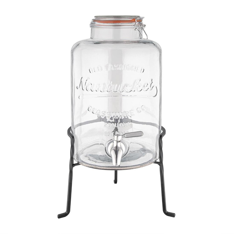 Waterdispenser Retro in Glas met Voet 8,5 L - Olympia - Fourniresto