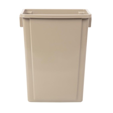 Recyclingcontainer Beige van Polypropyleen 56 L - Jantex - Fourniresto