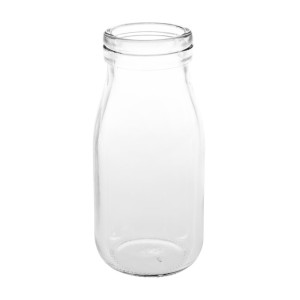 Kleine glazen melkfles 200 ml - Set van 12 - Olympia - Fourniresto