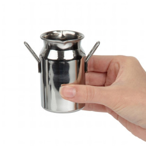 Mini Stainless Steel Milk Jug 120 ml - Olympia - Fourniresto