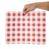 Vetvrij Vichy Rood Papier 310 x 380 mm - Set van 200 - FourniResto - Fourniresto