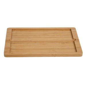 Houten Ondersteuningsplank voor Leisteen Schotel 330 x 210 mm - Olympia - Fourniresto