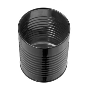 Steel Black Ø 90 mm Can Container - Olympia - Fourniresto