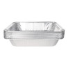 Rectangular Aluminum GN 1/2 3.6 L Tray - Set of 5 - Fiesta - Fourniresto