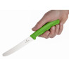 Tomatenmesser Grün Wellenschliff 11 cm - Victorinox - Fourniresto