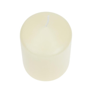 Ivory Cylindrical Candles Ø 60 mm - Pack of 12 - FourniResto - Fourniresto