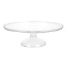 Glass Cake Display Stand Ø 305 mm - Olympia - Fourniresto