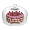 Cloche à Gâteau en Verre Ø 285 mm - Olympia - Fourniresto