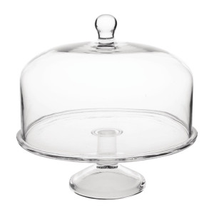 Cloche à Gâteau en Verre Ø 285 mm - Olympia - Fourniresto