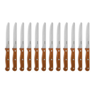 Steakmesser abgerundet Boi - 12er-Pack - Olympia - Fourniresto