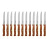 Rounded Steak Knives - Set of 12 - Olympia - Fourniresto