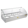 Slim 220L Heated Self-Service Display Case - Buffalo - Fourniresto