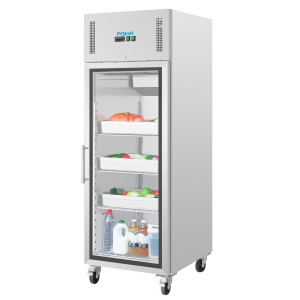 Koelvitrine Positief Enkel GN 2/1 Serie G 600 L - Polar - Fourniresto